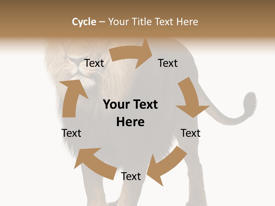 Cutout Animal Themes Looking PowerPoint Template