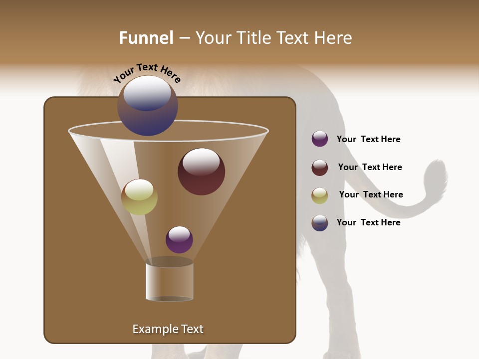 Cutout Animal Themes Looking PowerPoint Template