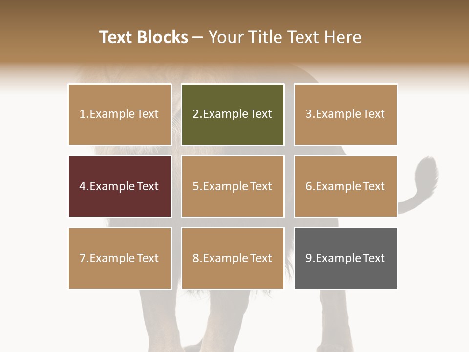 Cutout Animal Themes Looking PowerPoint Template