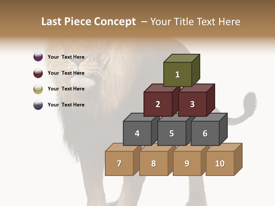 Cutout Animal Themes Looking PowerPoint Template