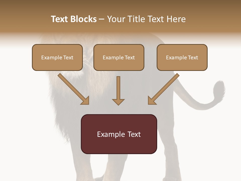 Cutout Animal Themes Looking PowerPoint Template