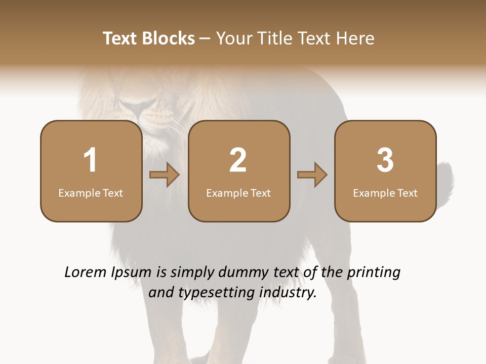 Cutout Animal Themes Looking PowerPoint Template