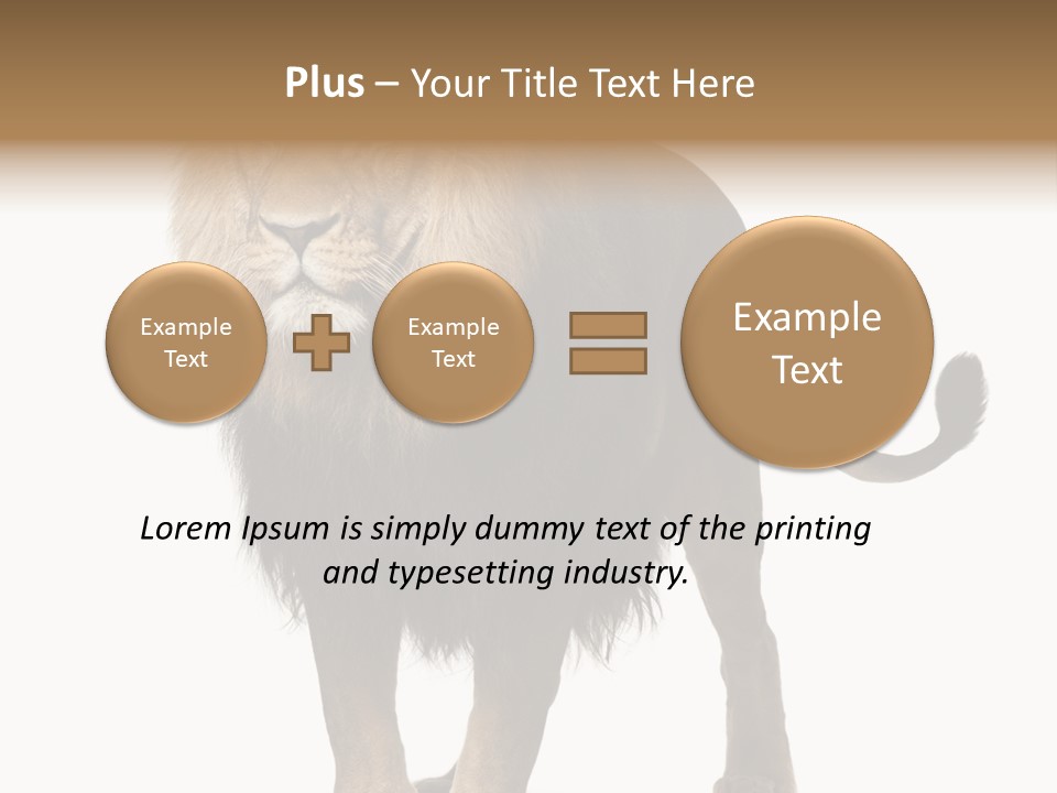 Cutout Animal Themes Looking PowerPoint Template
