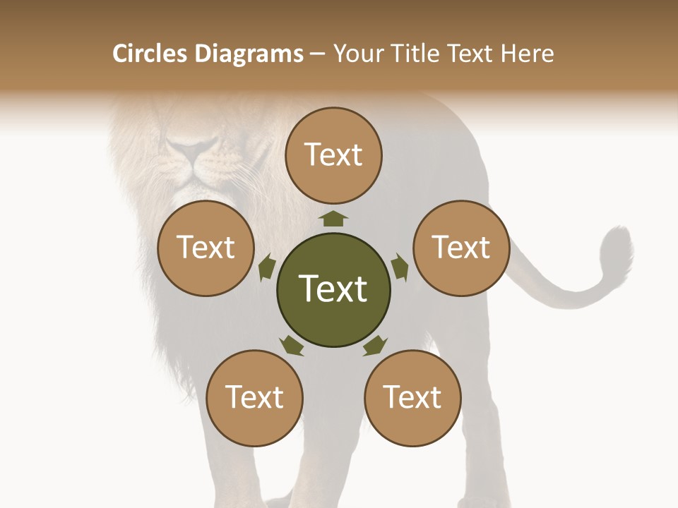 Cutout Animal Themes Looking PowerPoint Template