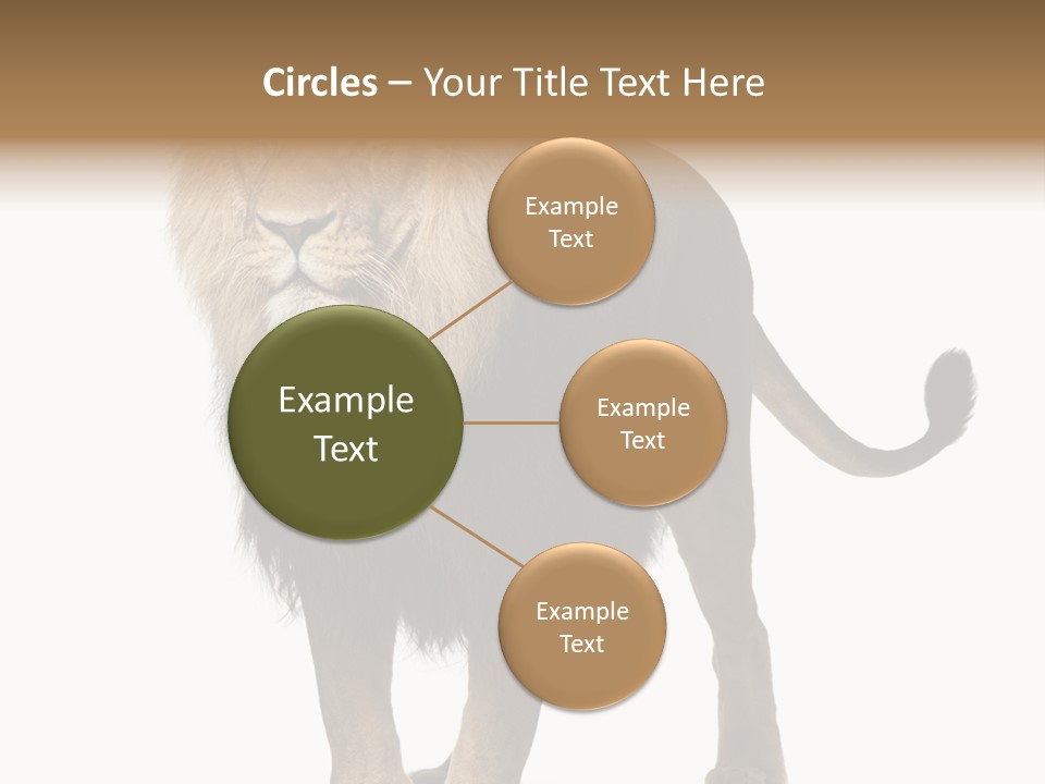 Cutout Animal Themes Looking PowerPoint Template