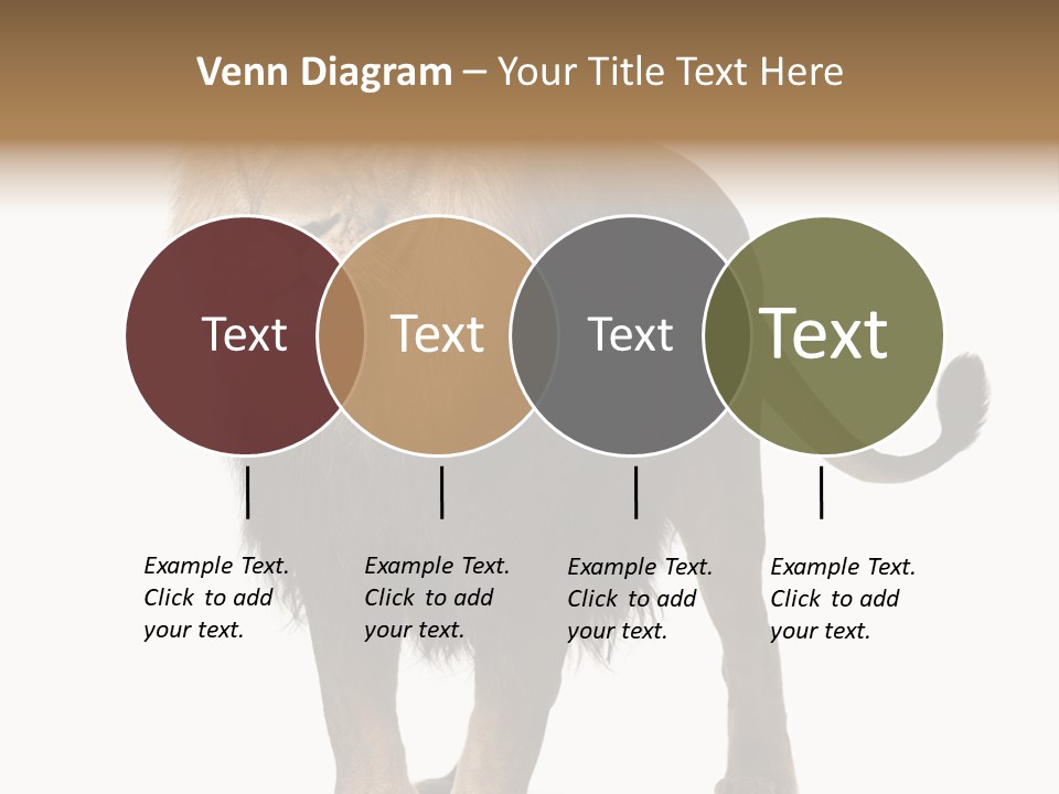 Cutout Animal Themes Looking PowerPoint Template