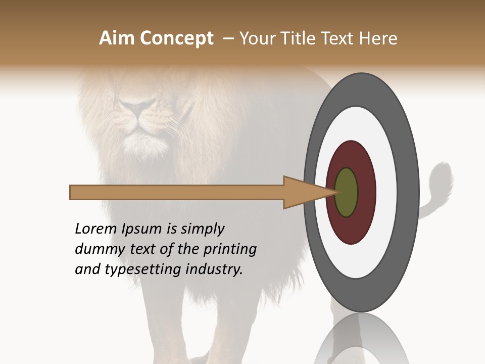 Cutout Animal Themes Looking PowerPoint Template
