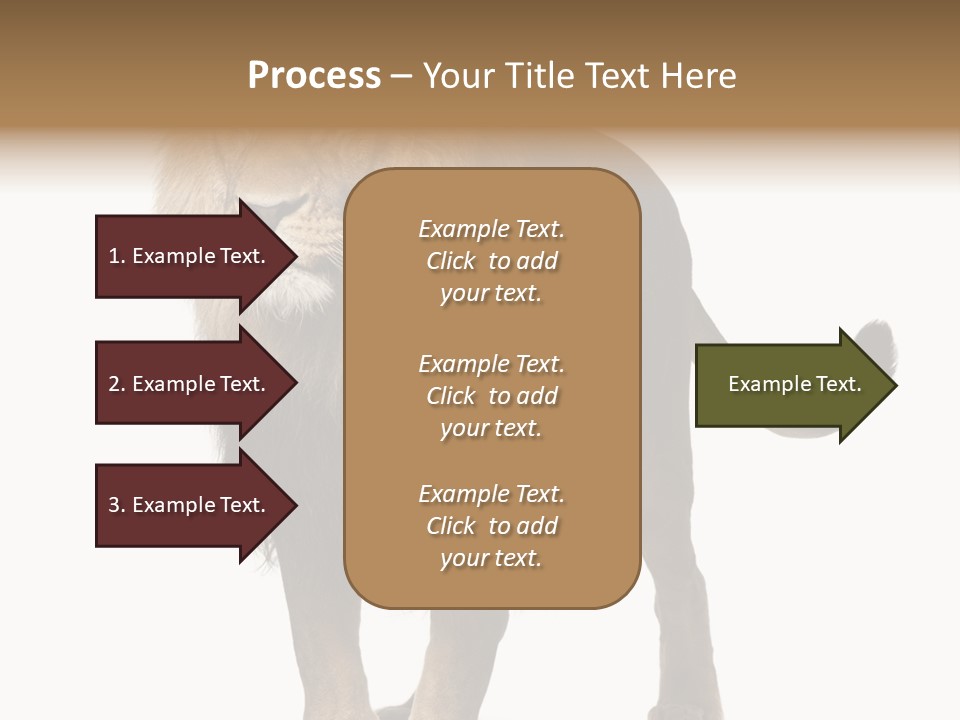 Cutout Animal Themes Looking PowerPoint Template