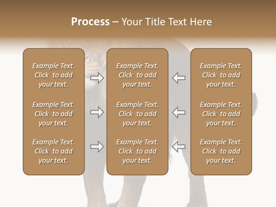 Cutout Animal Themes Looking PowerPoint Template