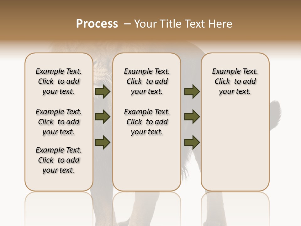Cutout Animal Themes Looking PowerPoint Template