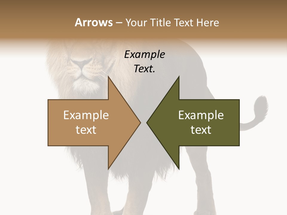 Cutout Animal Themes Looking PowerPoint Template