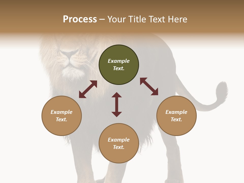 Cutout Animal Themes Looking PowerPoint Template