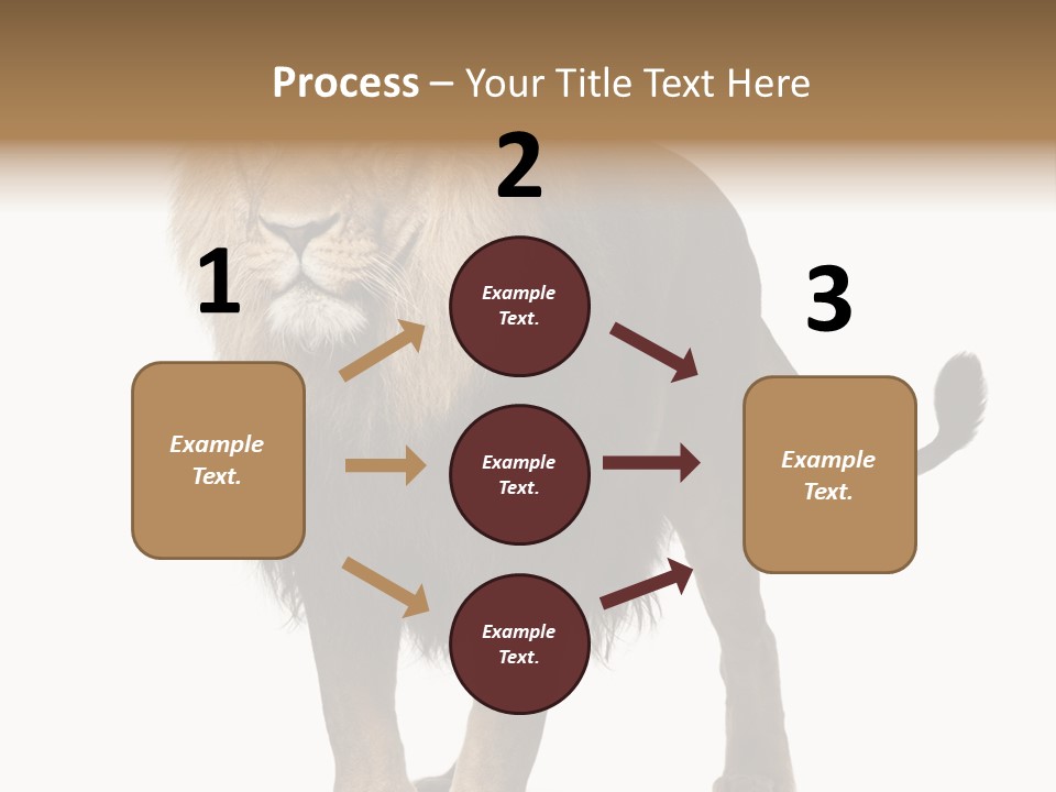 Cutout Animal Themes Looking PowerPoint Template