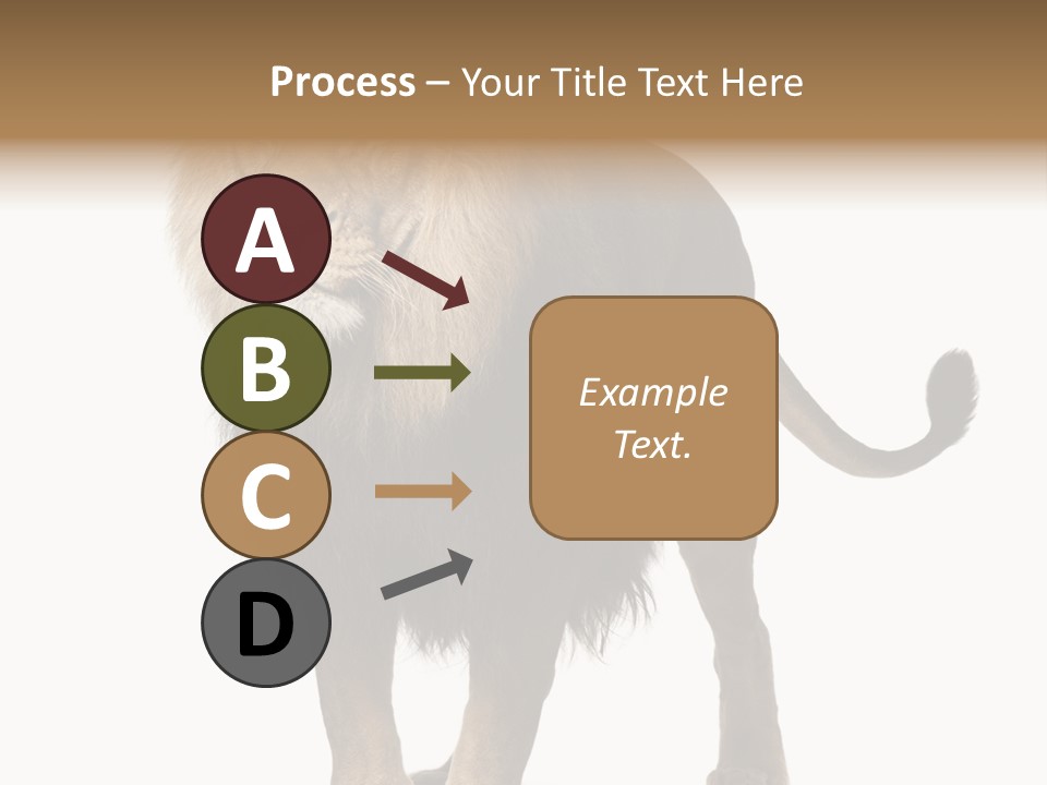 Cutout Animal Themes Looking PowerPoint Template