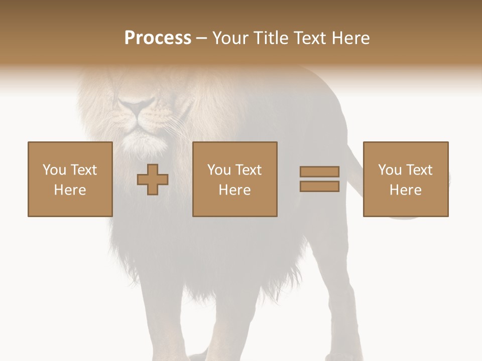 Cutout Animal Themes Looking PowerPoint Template