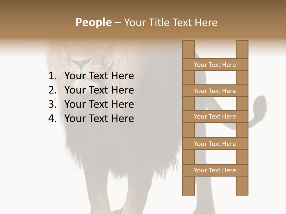 Cutout Animal Themes Looking PowerPoint Template