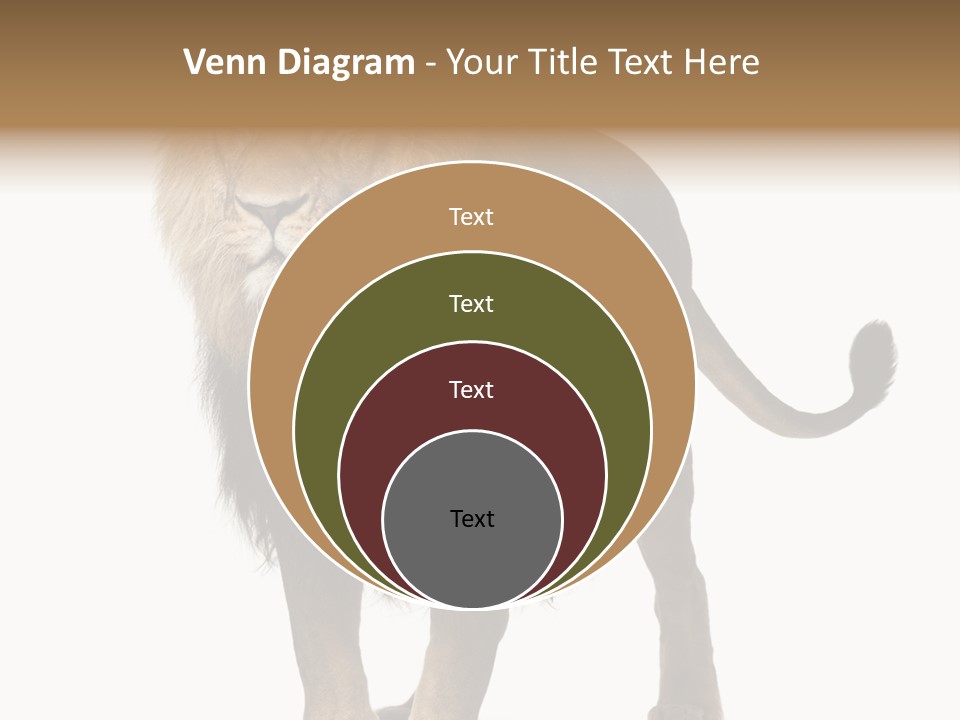 Cutout Animal Themes Looking PowerPoint Template