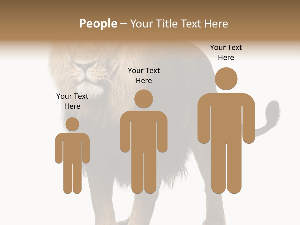 Cutout Animal Themes Looking PowerPoint Template