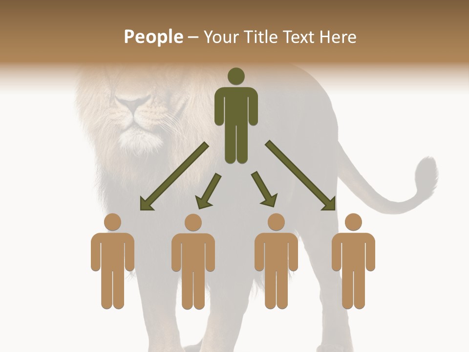 Cutout Animal Themes Looking PowerPoint Template