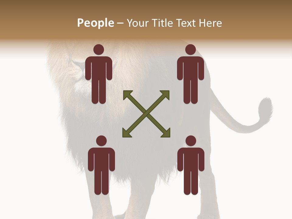 Cutout Animal Themes Looking PowerPoint Template