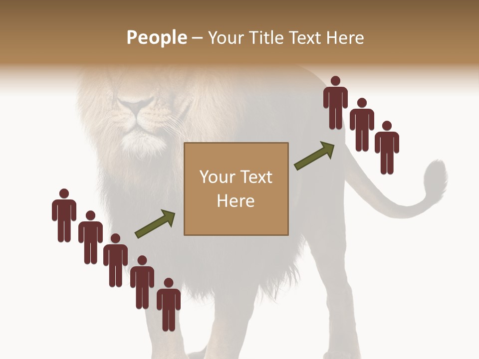 Cutout Animal Themes Looking PowerPoint Template