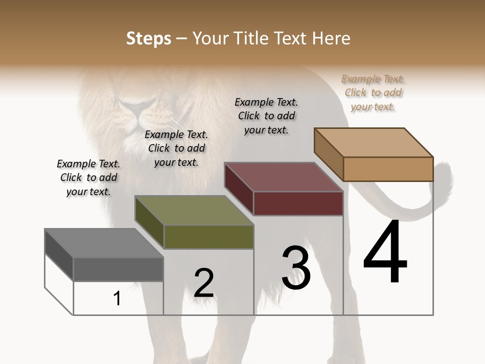 Cutout Animal Themes Looking PowerPoint Template