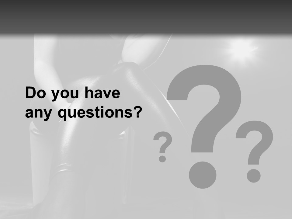 Studio Sitting Light PowerPoint Template