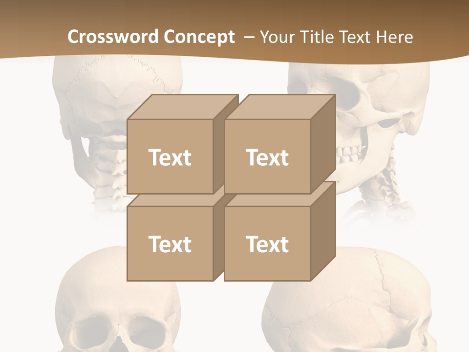 Teeth White Model PowerPoint Template