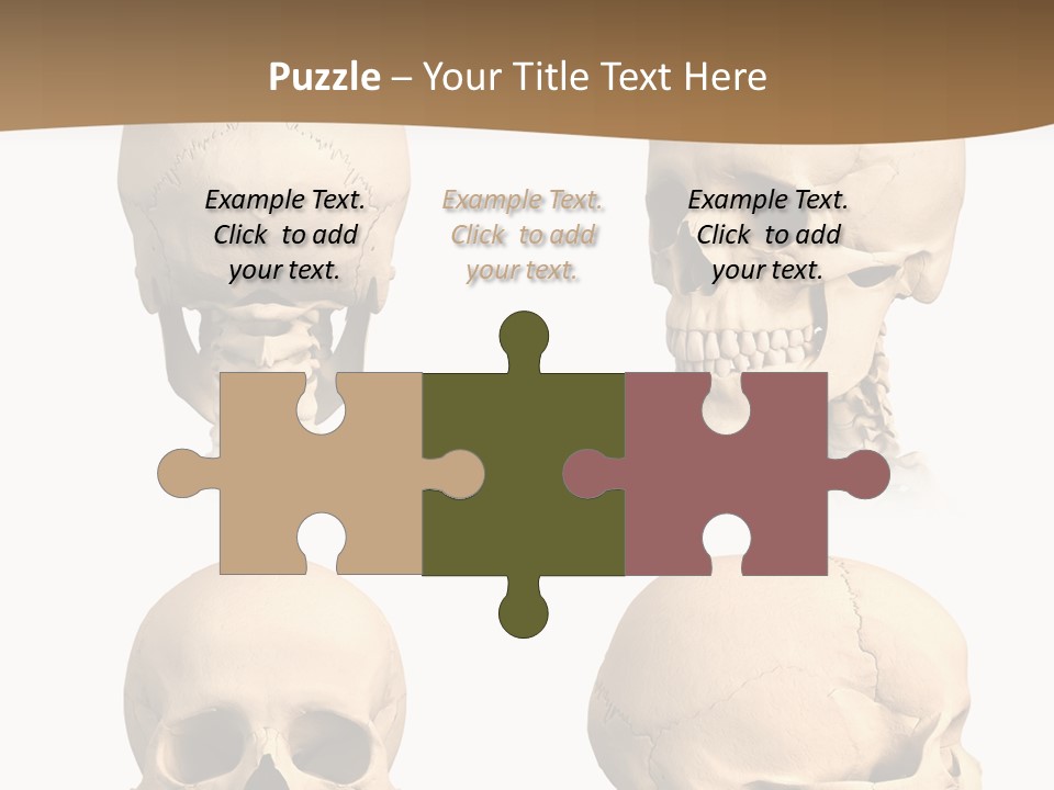 Teeth White Model PowerPoint Template