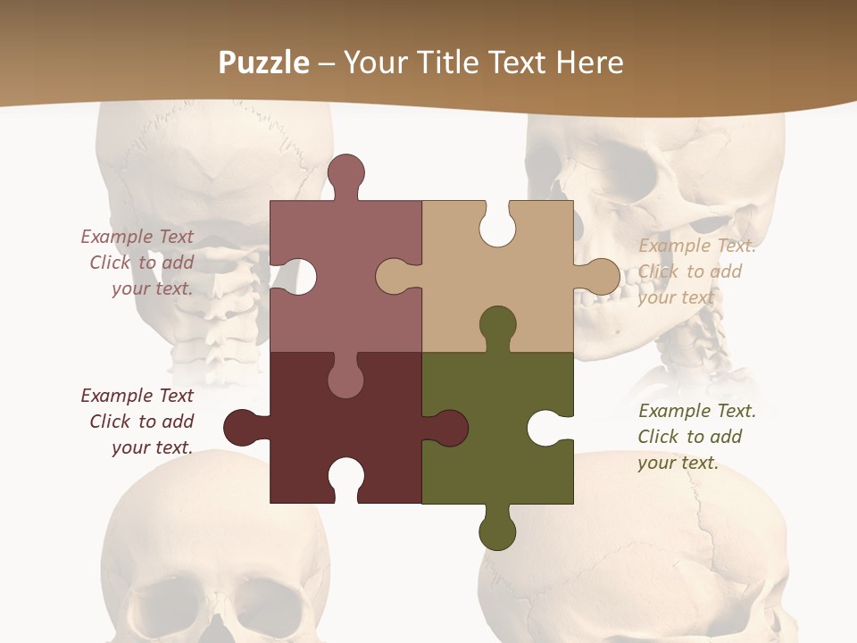 Teeth White Model PowerPoint Template