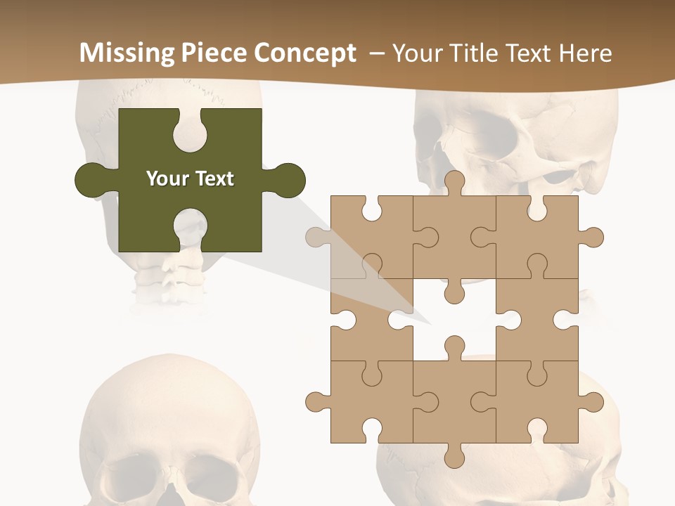 Teeth White Model PowerPoint Template