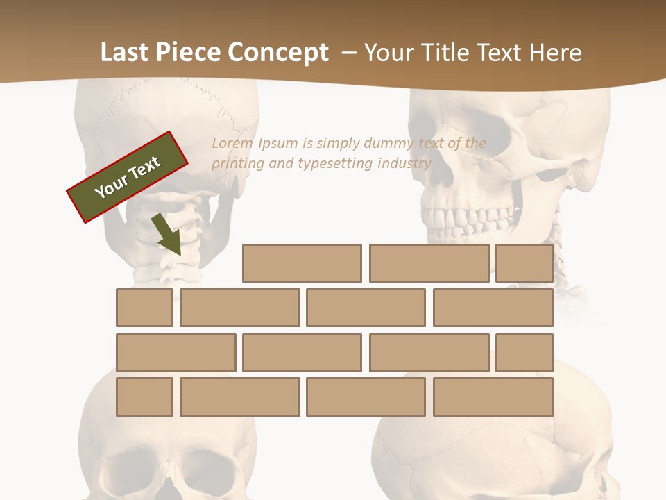 Teeth White Model PowerPoint Template