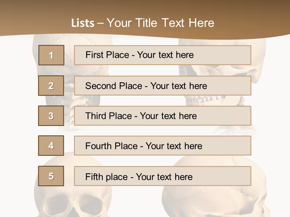 Teeth White Model PowerPoint Template
