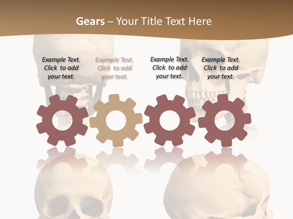 Teeth White Model PowerPoint Template