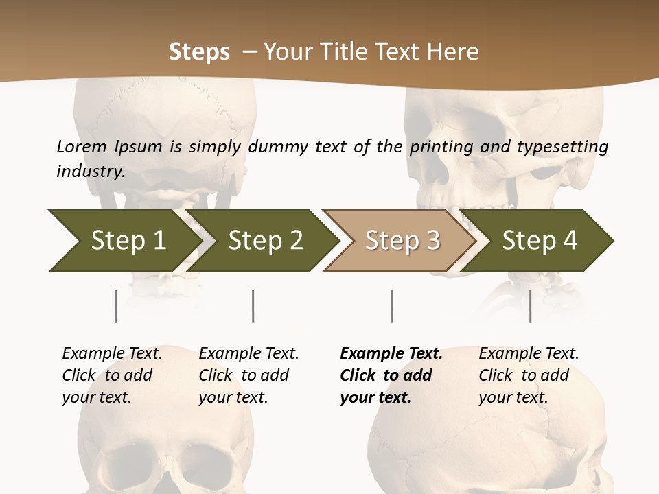 Teeth White Model PowerPoint Template