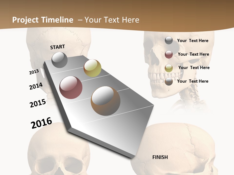 Teeth White Model PowerPoint Template