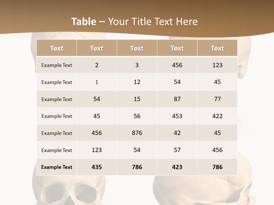 Teeth White Model PowerPoint Template