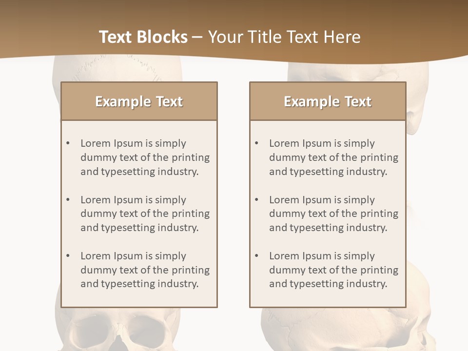 Teeth White Model PowerPoint Template