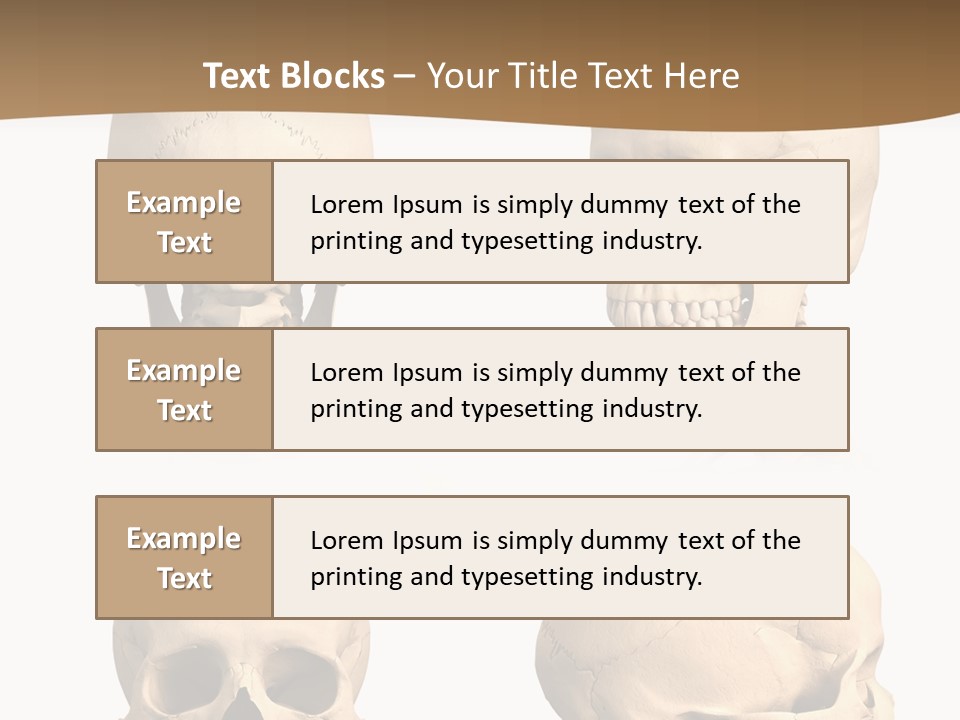 Teeth White Model PowerPoint Template