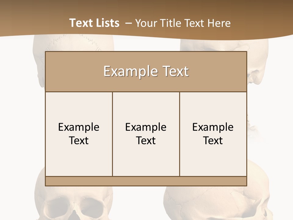 Teeth White Model PowerPoint Template