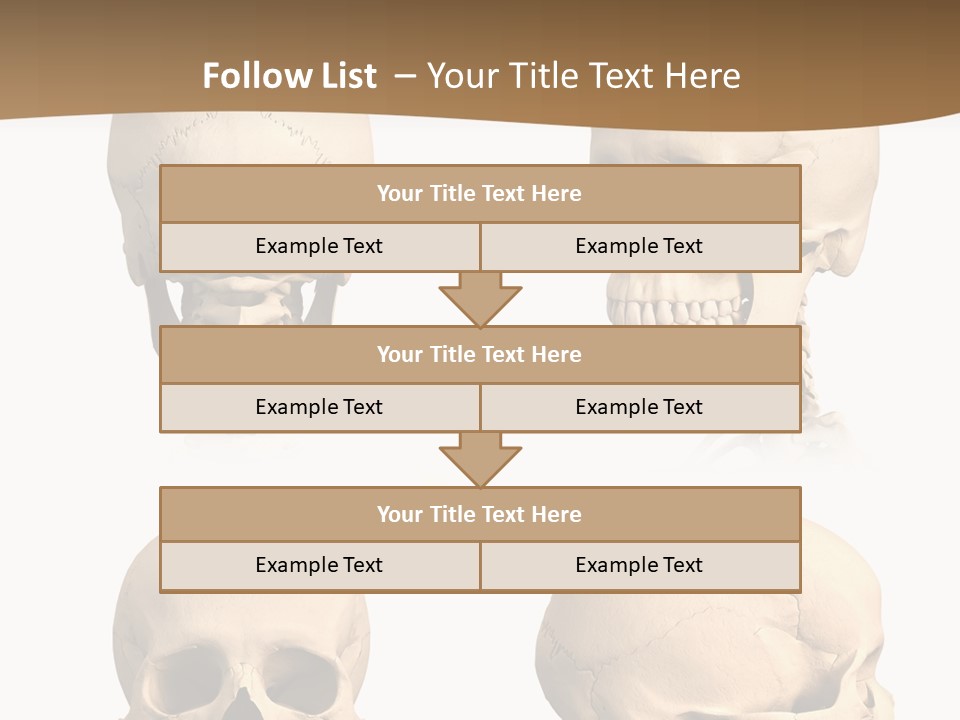 Teeth White Model PowerPoint Template