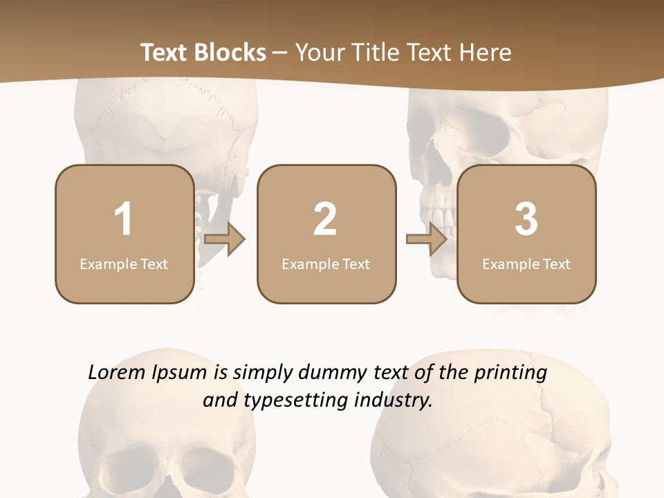 Teeth White Model PowerPoint Template