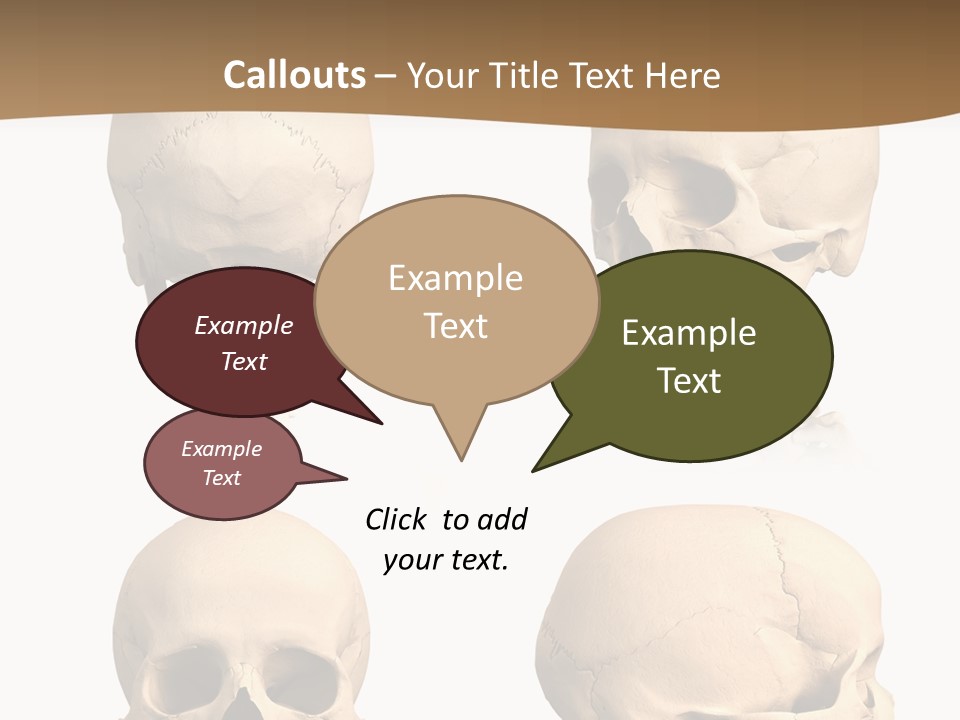 Teeth White Model PowerPoint Template