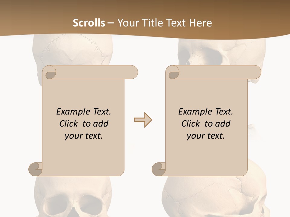Teeth White Model PowerPoint Template