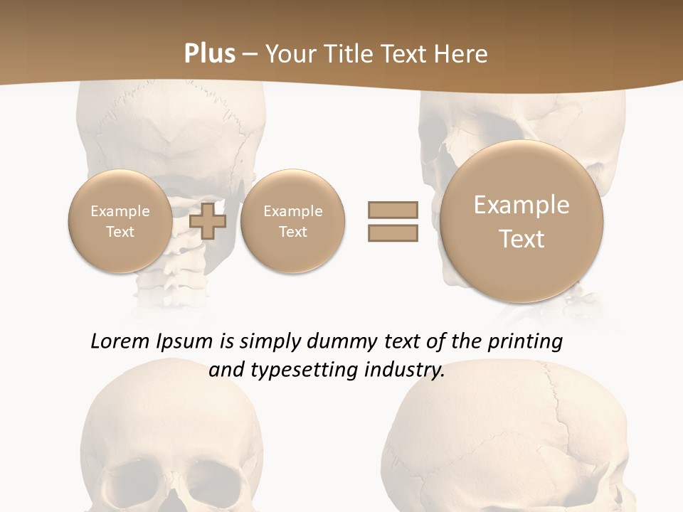 Teeth White Model PowerPoint Template