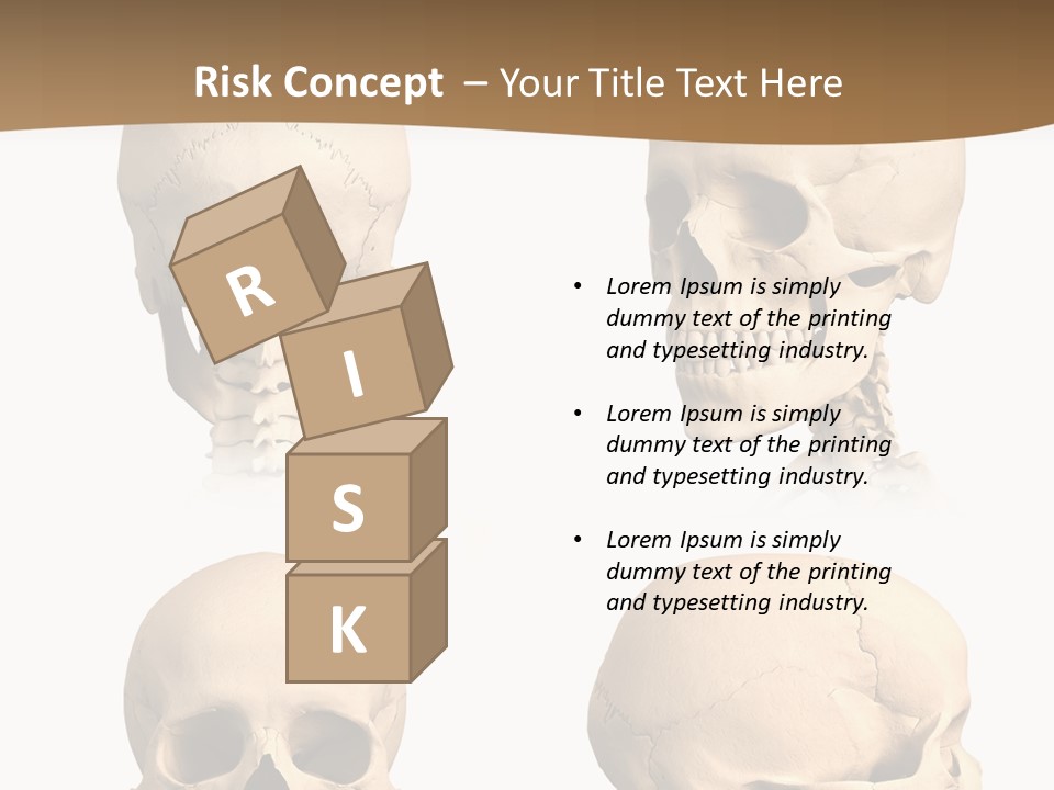 Teeth White Model PowerPoint Template