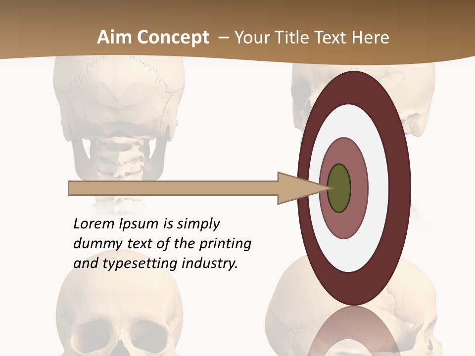 Teeth White Model PowerPoint Template