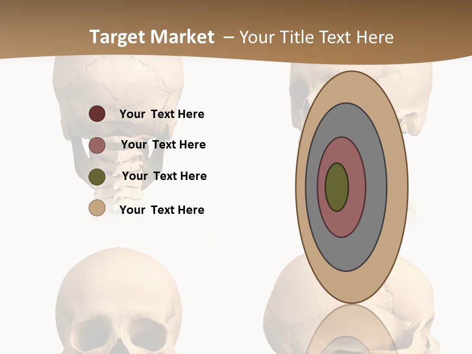 Teeth White Model PowerPoint Template