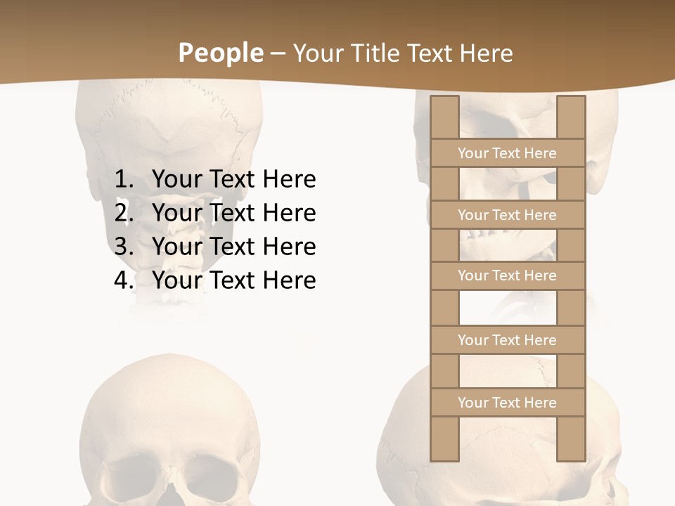 Teeth White Model PowerPoint Template