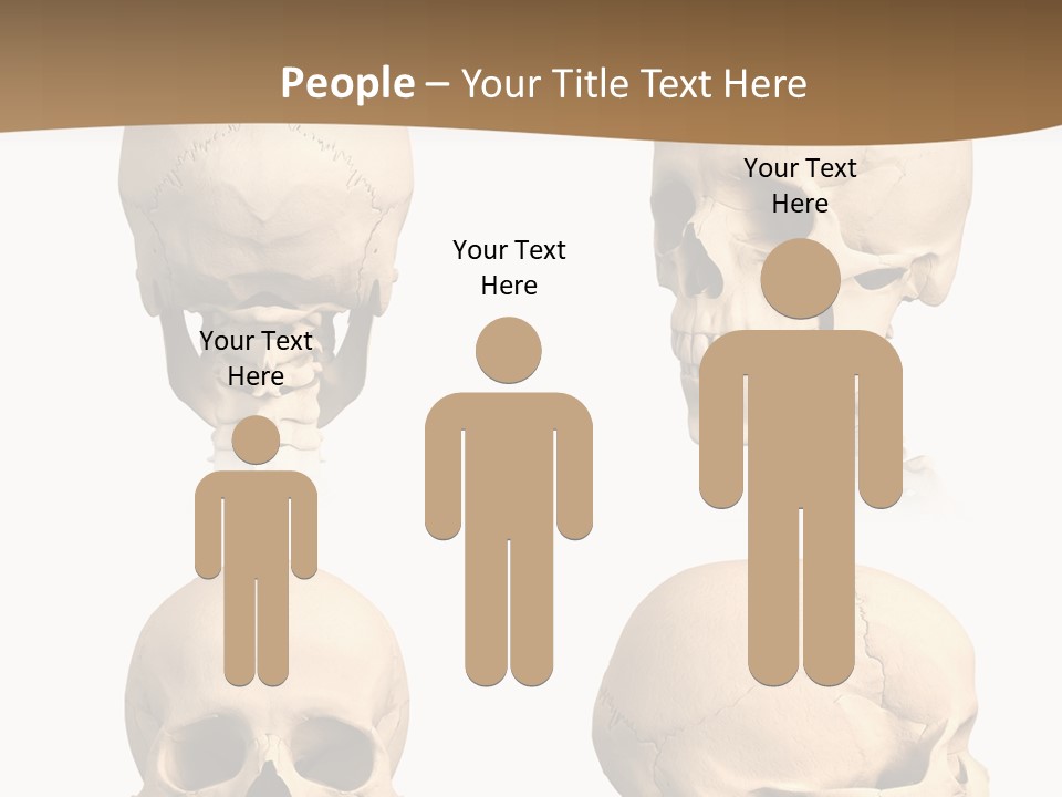 Teeth White Model PowerPoint Template